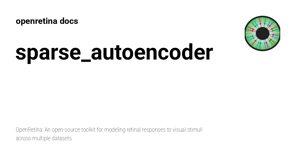 sparse_autoencoder - openretina docs