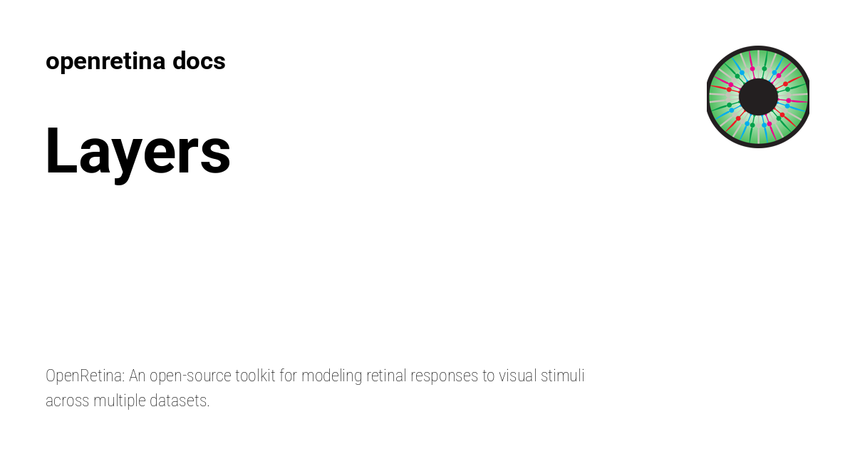 Layer Build Module Layers - openretina docs