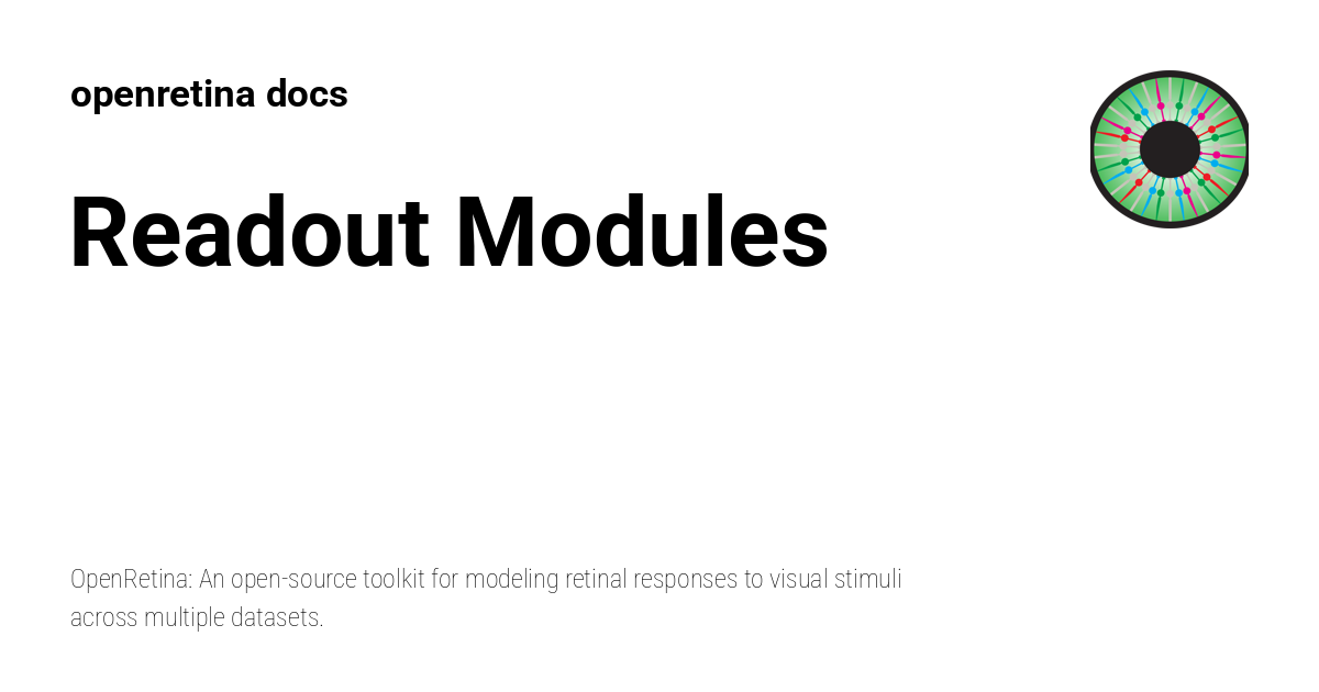 Readout Modules - openretina docs