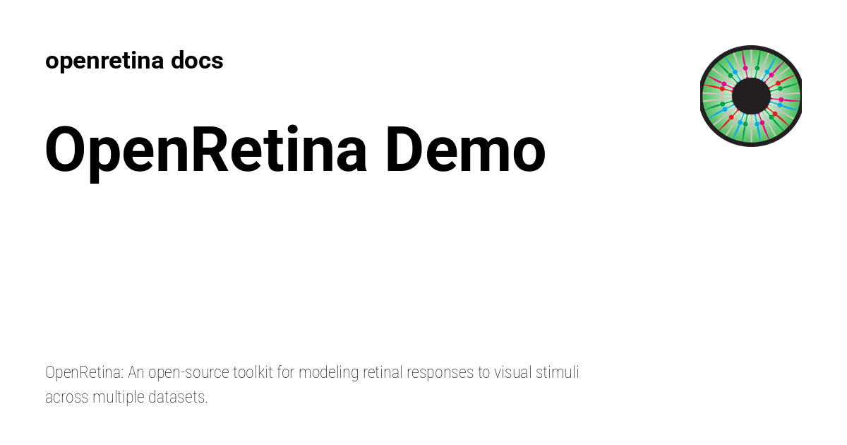 demo - openretina docs