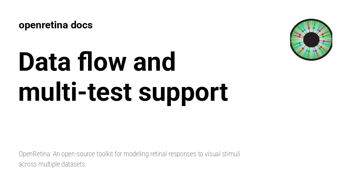 Data flow and multi-test support - openretina docs